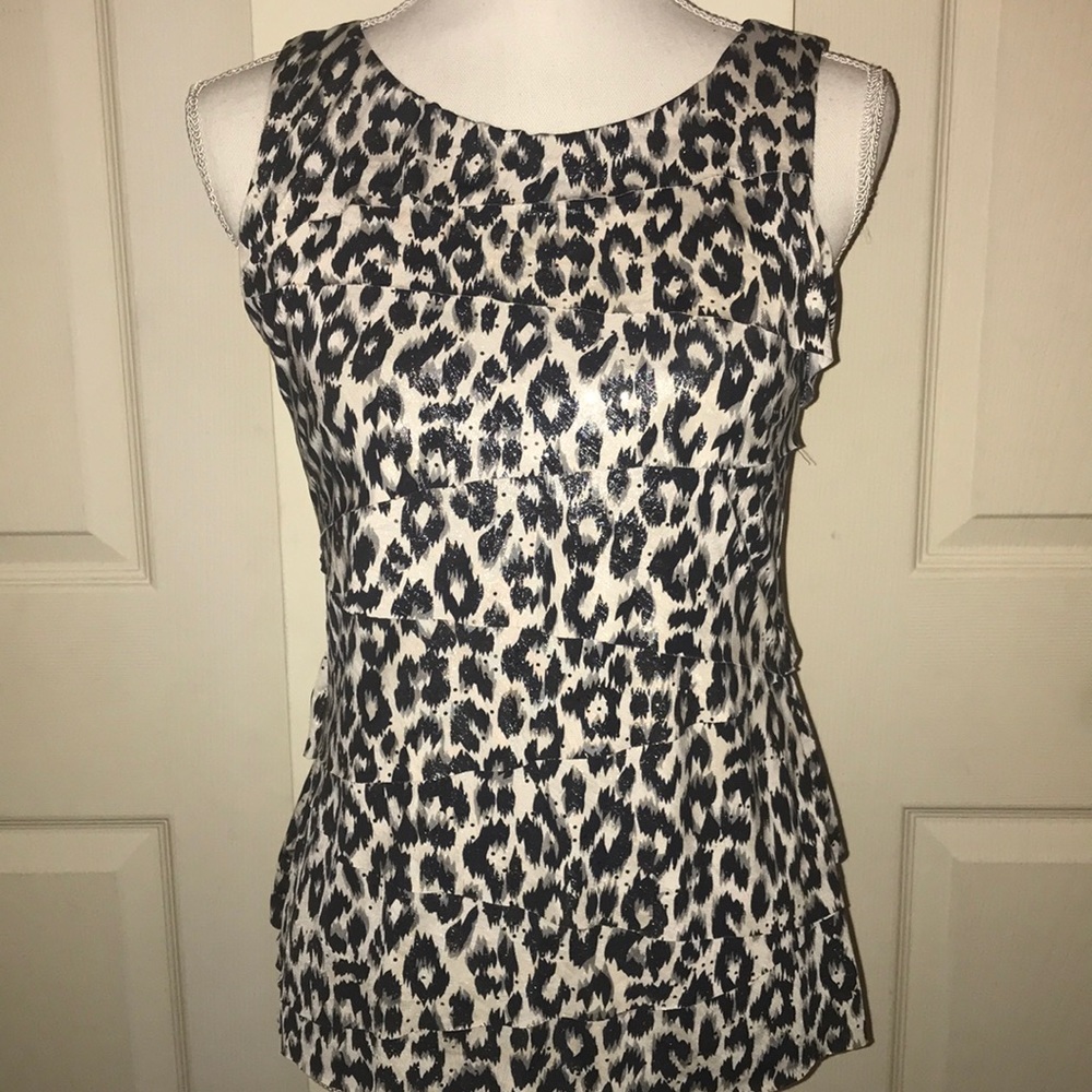 Animal print top - Picture 1 of 4